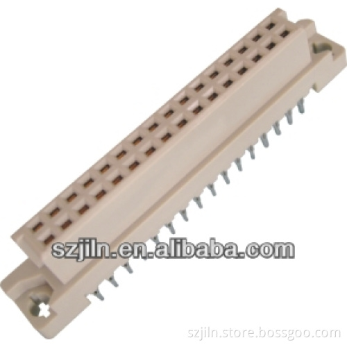 pcb connector din 41612 plug dual row